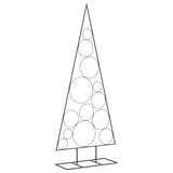 Kerstdecoratie kerstboom 150 cm metaal zwart - AllerleiShop