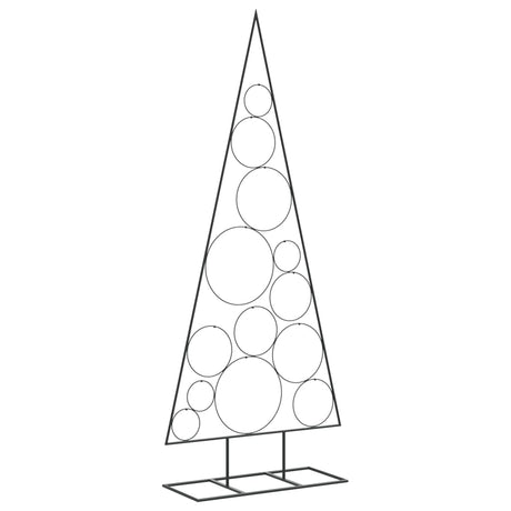 Kerstdecoratie kerstboom 150 cm metaal zwart - AllerleiShop