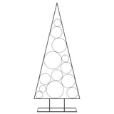 Kerstdecoratie kerstboom 150 cm metaal zwart - AllerleiShop