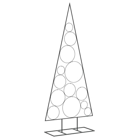 Kerstdecoratie kerstboom 150 cm metaal zwart - AllerleiShop