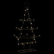 Kerstdecoratie kerstboom 105 cm metaal zwart - AllerleiShop