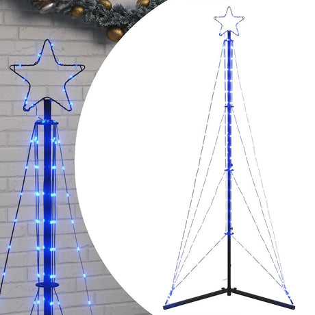 Kerstboomverlichting 363 blauwe LED's 182 cm - AllerleiShop