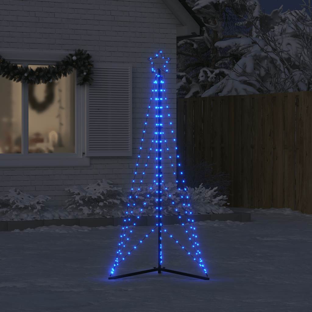 Kerstboomverlichting 363 blauwe LED's 182 cm - AllerleiShop