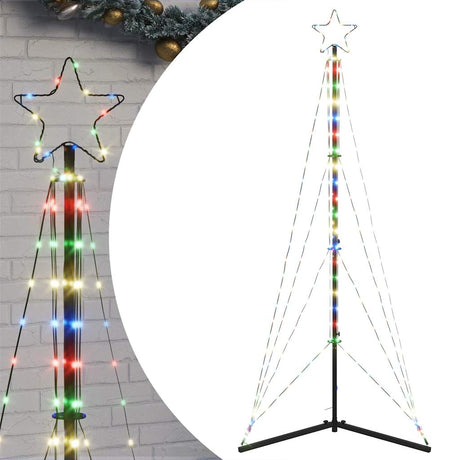 Kerstboomverlichting 363 kleurrijke LED's 182 cm - AllerleiShop