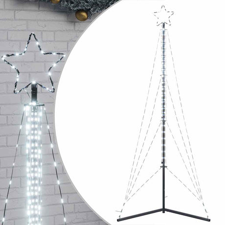 Kerstboomverlichting 483 koudwitte LED's 240 cm - AllerleiShop