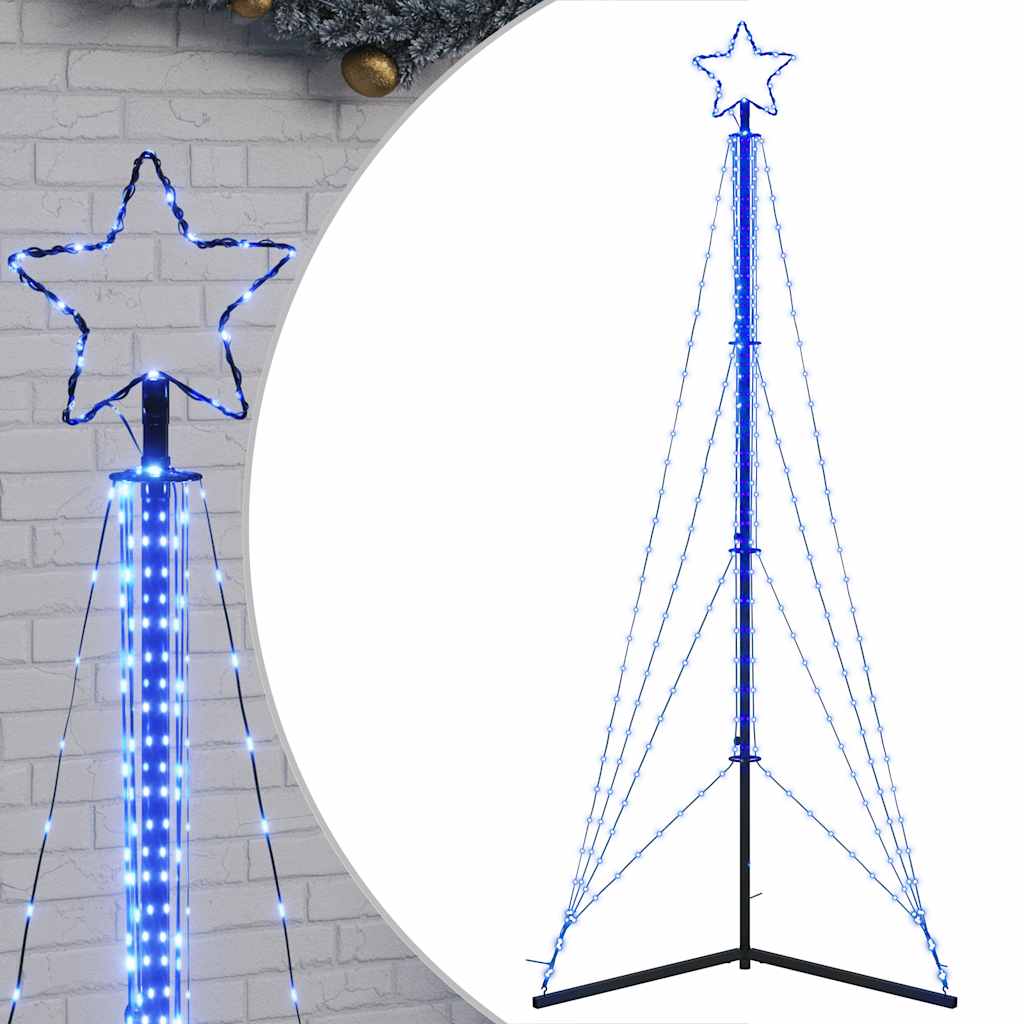 Kerstboomverlichting 483 blauwe LED's 240 cm - AllerleiShop