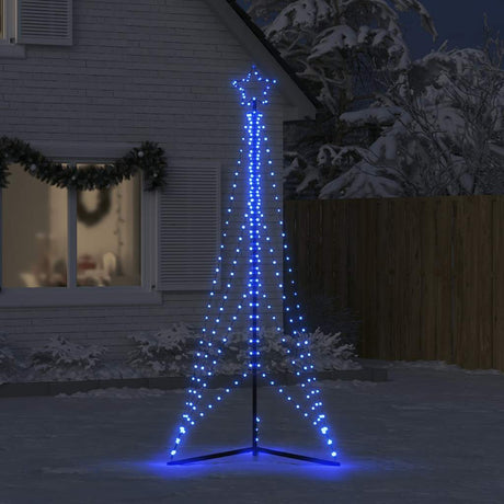 Kerstboomverlichting 483 blauwe LED's 240 cm - AllerleiShop