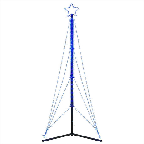 Kerstboomverlichting 483 blauwe LED's 240 cm - AllerleiShop