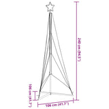 Kerstboomverlichting 483 kleurrijke LED's 240 cm - AllerleiShop