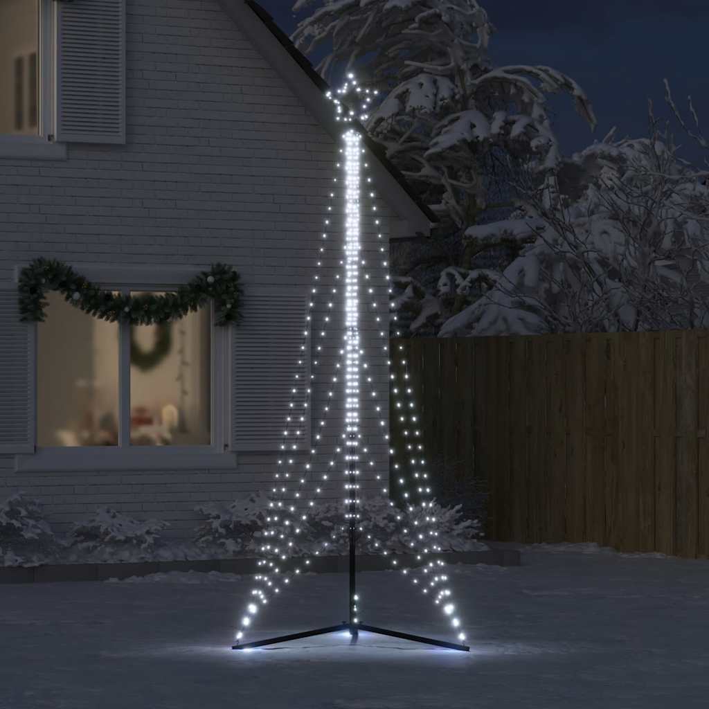 Kerstboomverlichting 525 koudwitte LED's 302 cm - AllerleiShop