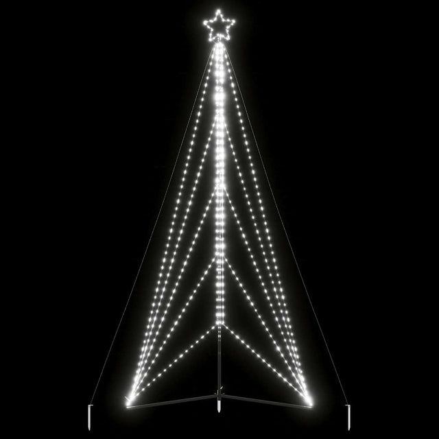 Kerstboomverlichting 615 koudwitte LED's 404,5 cm - AllerleiShop