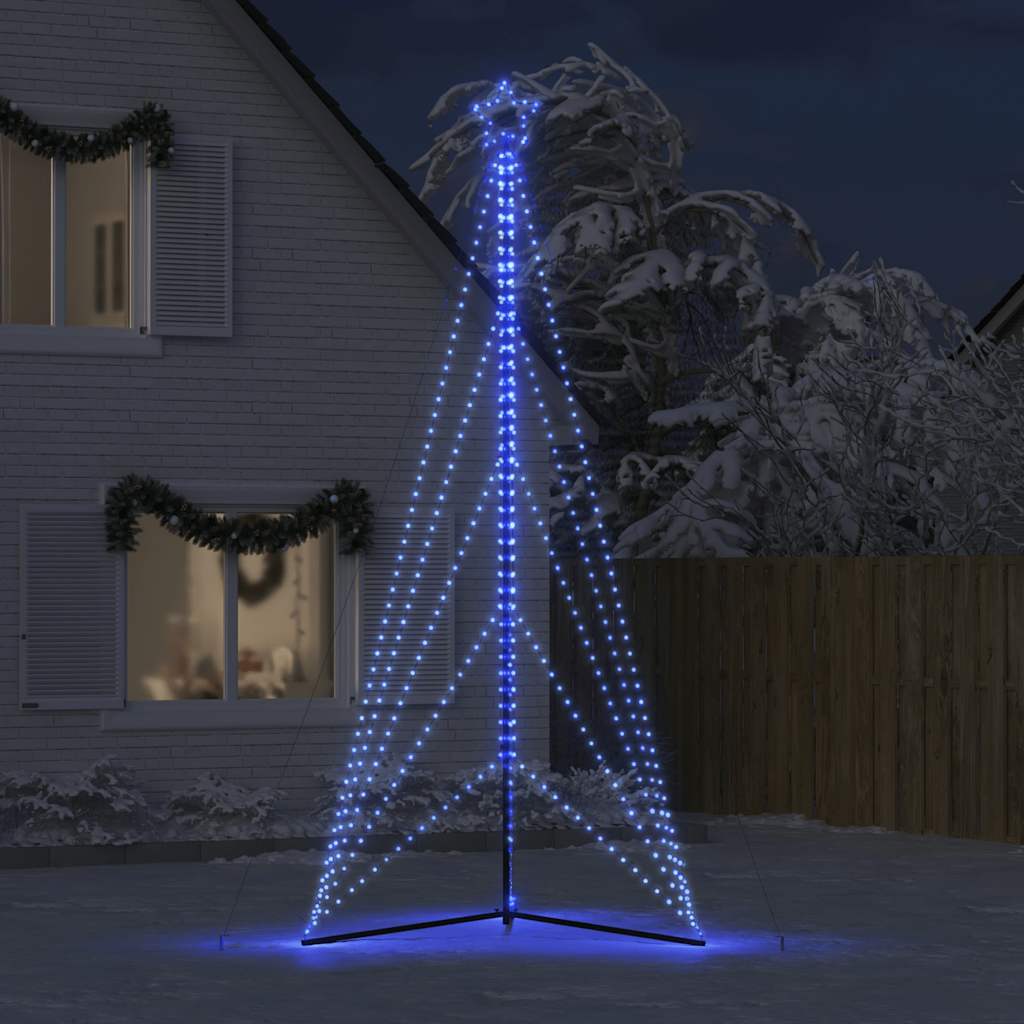 Kerstboomverlichting 615 blauwe LED's 404,5 cm - AllerleiShop