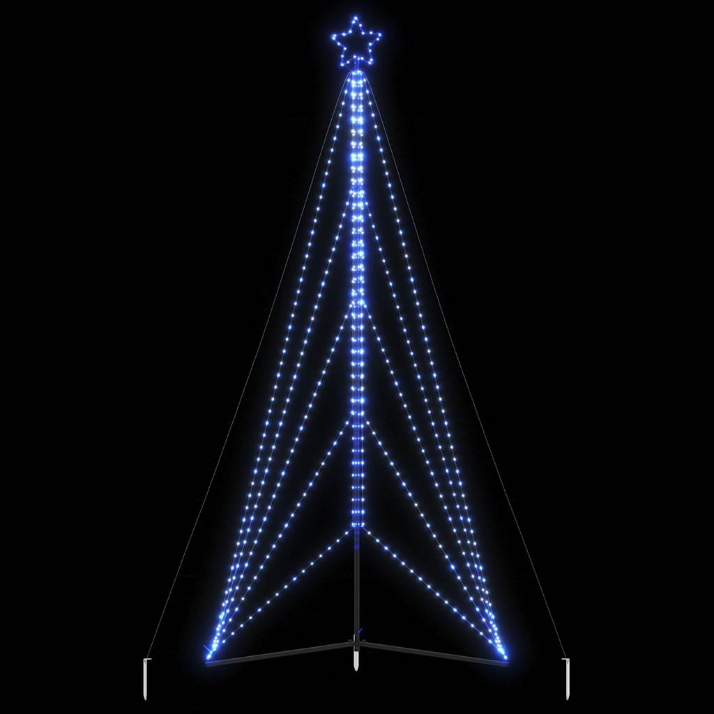 Kerstboomverlichting 615 blauwe LED's 404,5 cm - AllerleiShop