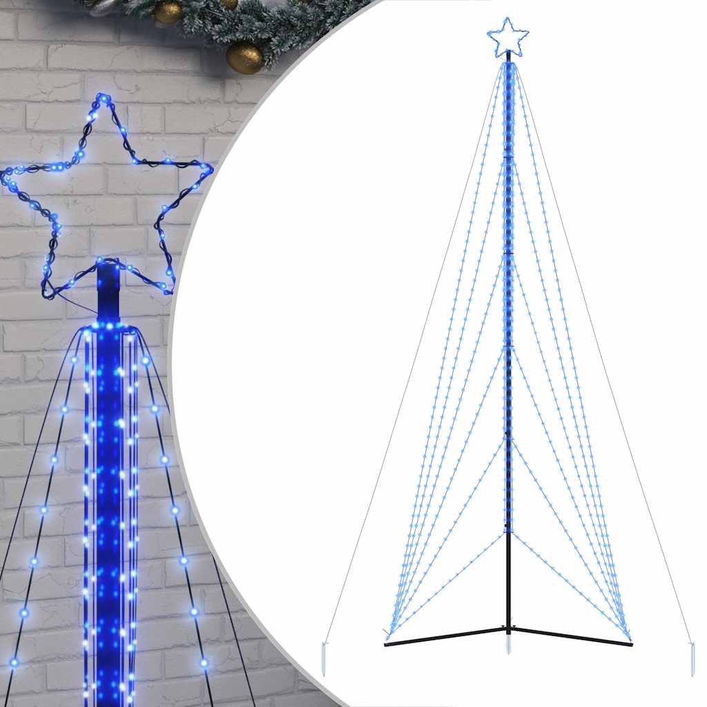 Kerstboomverlichting 861 blauwe LED's 478 cm - AllerleiShop