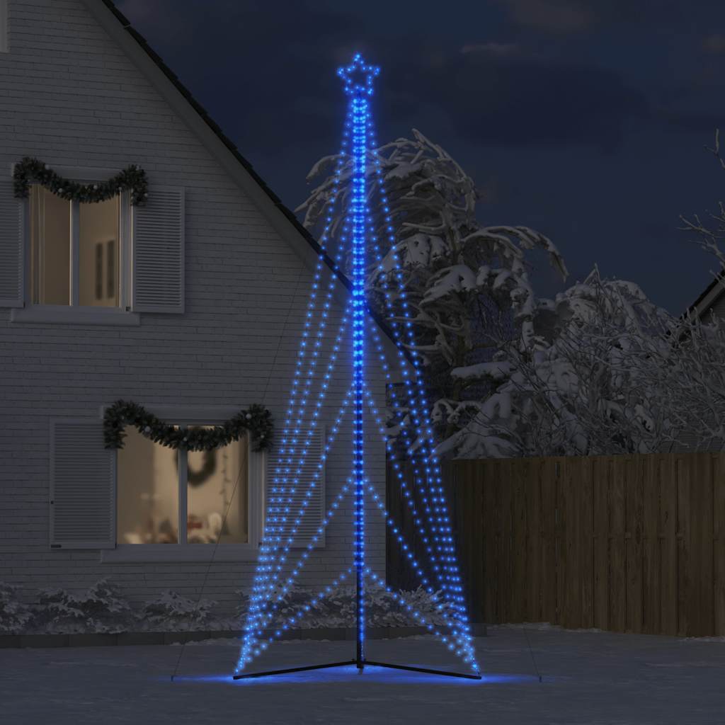 Kerstboomverlichting 861 blauwe LED's 478 cm - AllerleiShop