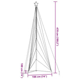 Kerstboomverlichting 861 kleurrijke LED's 478 cm - AllerleiShop