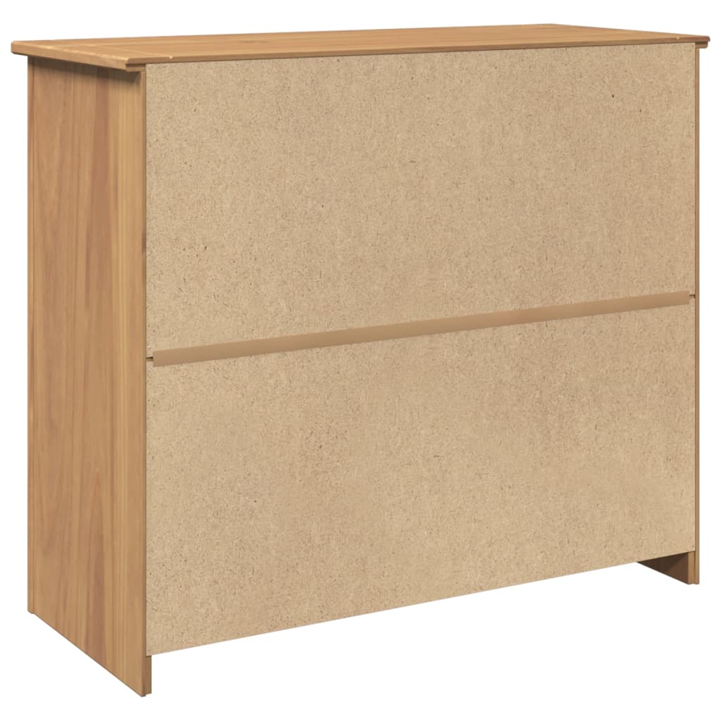 Dressoir met lades Panama 93x40x80 cm massief grenenhout - AllerleiShop