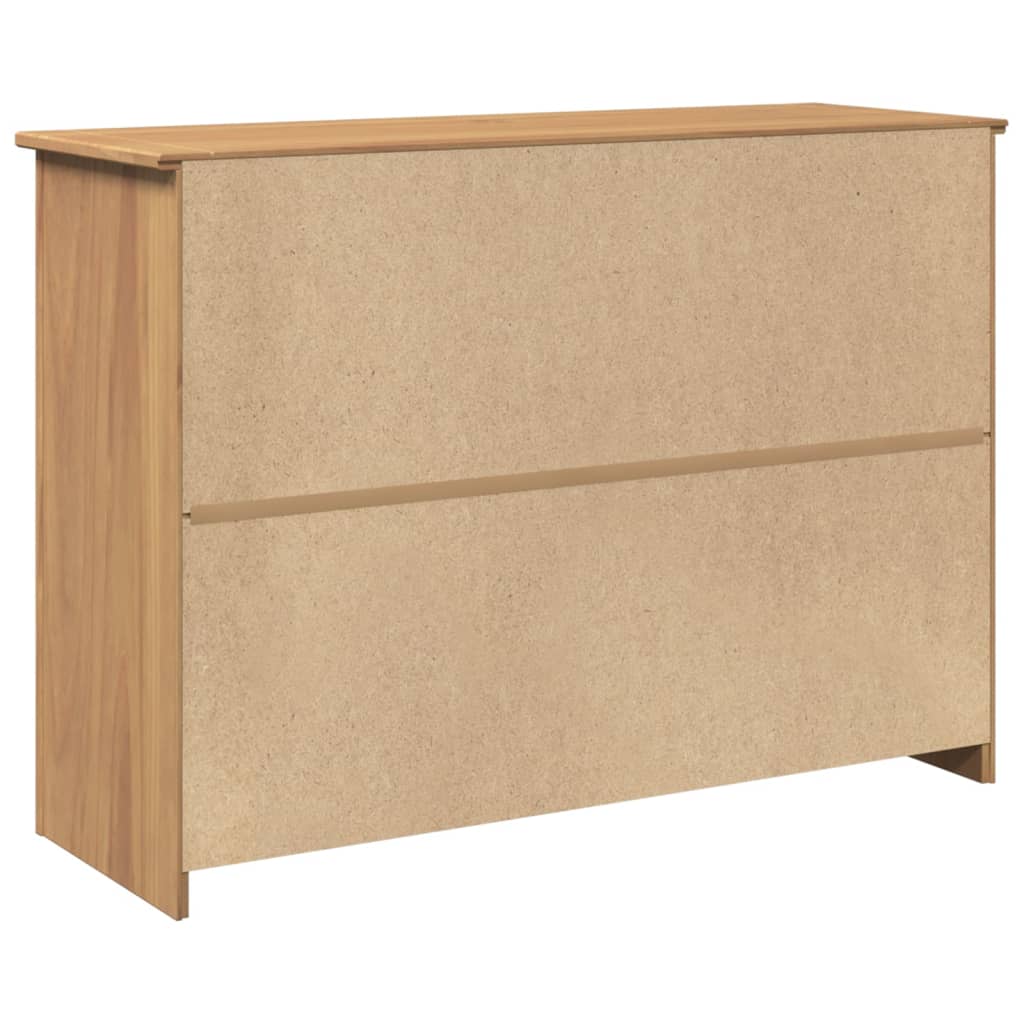 Dressoir met lades Panama 112x40x80 cm massief grenenhout - AllerleiShop