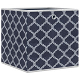 Opbergboxen 4 st inklapbaar 32x32x32 cm ongeweven stof blauw - AllerleiShop