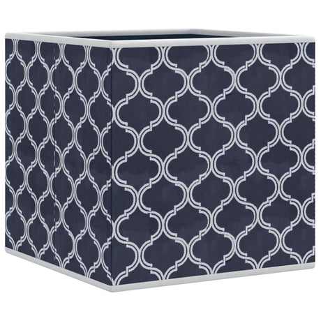 Opbergboxen 10 st inklapbaar 32x32x32 cm ongeweven stof blauw - AllerleiShop