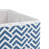 Opbergboxen 4 st inklapbaar 32x32x32 cm ongeweven stof blauw - AllerleiShop