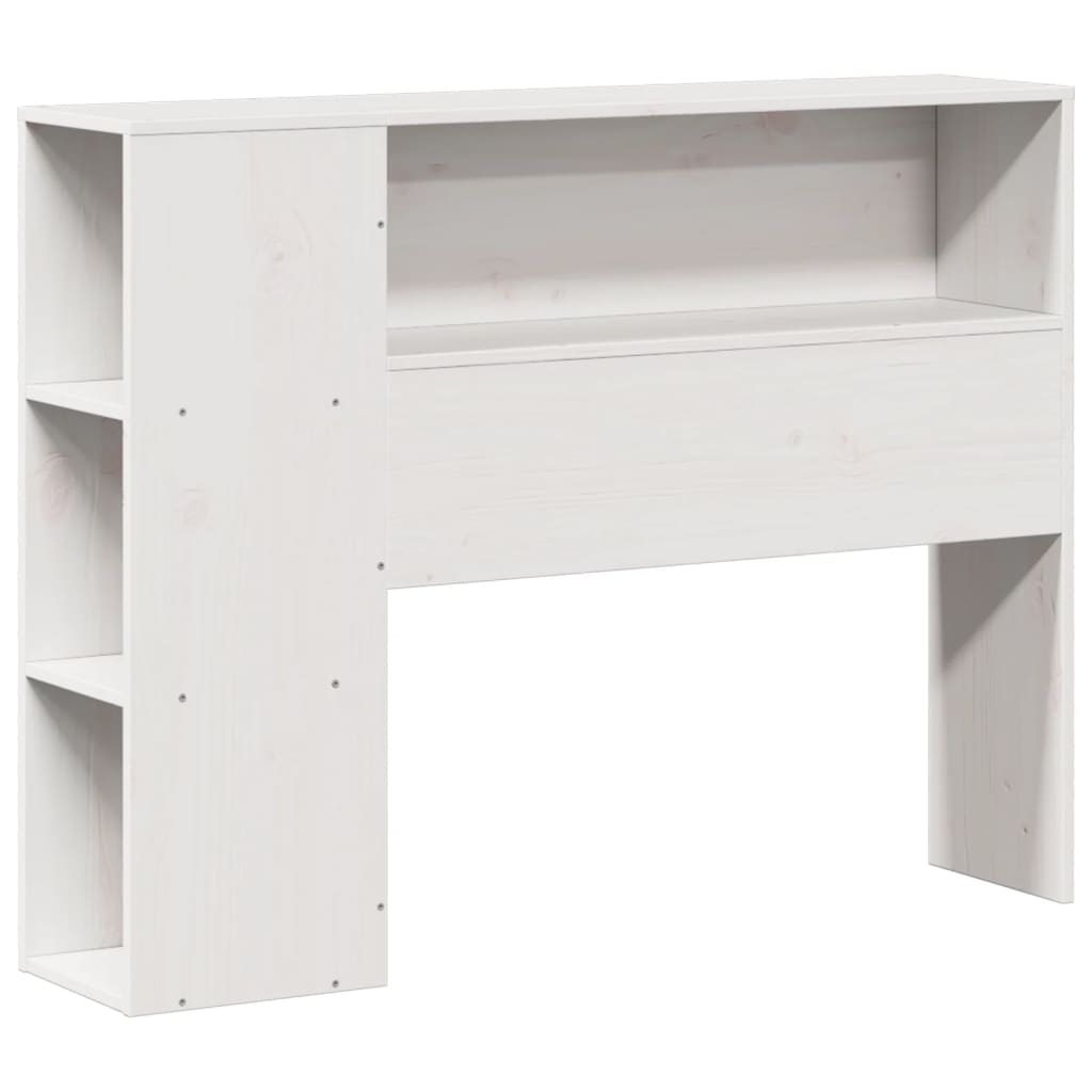 Bedframe zonder matras massief grenenhout wit 140x200 cm