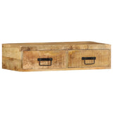 Tv-meubel wandmontage 80x30x19 cm massief ruw mangohout - AllerleiShop