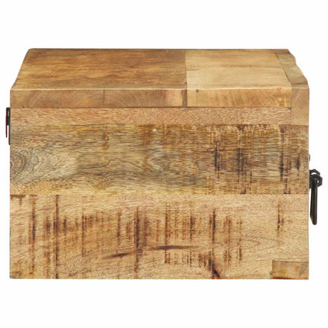 Tv-meubel wandmontage 80x30x19 cm massief ruw mangohout - AllerleiShop