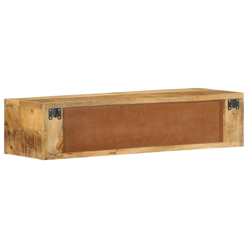 Tv-meubel wandmontage 80x30x19 cm massief ruw mangohout - AllerleiShop