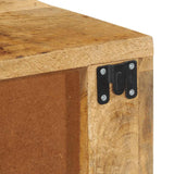 Tv-meubel wandmontage 80x30x19 cm massief ruw mangohout - AllerleiShop