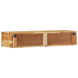 Tv-meubel wandmontage 100x30x19 cm massief acaciahout - AllerleiShop