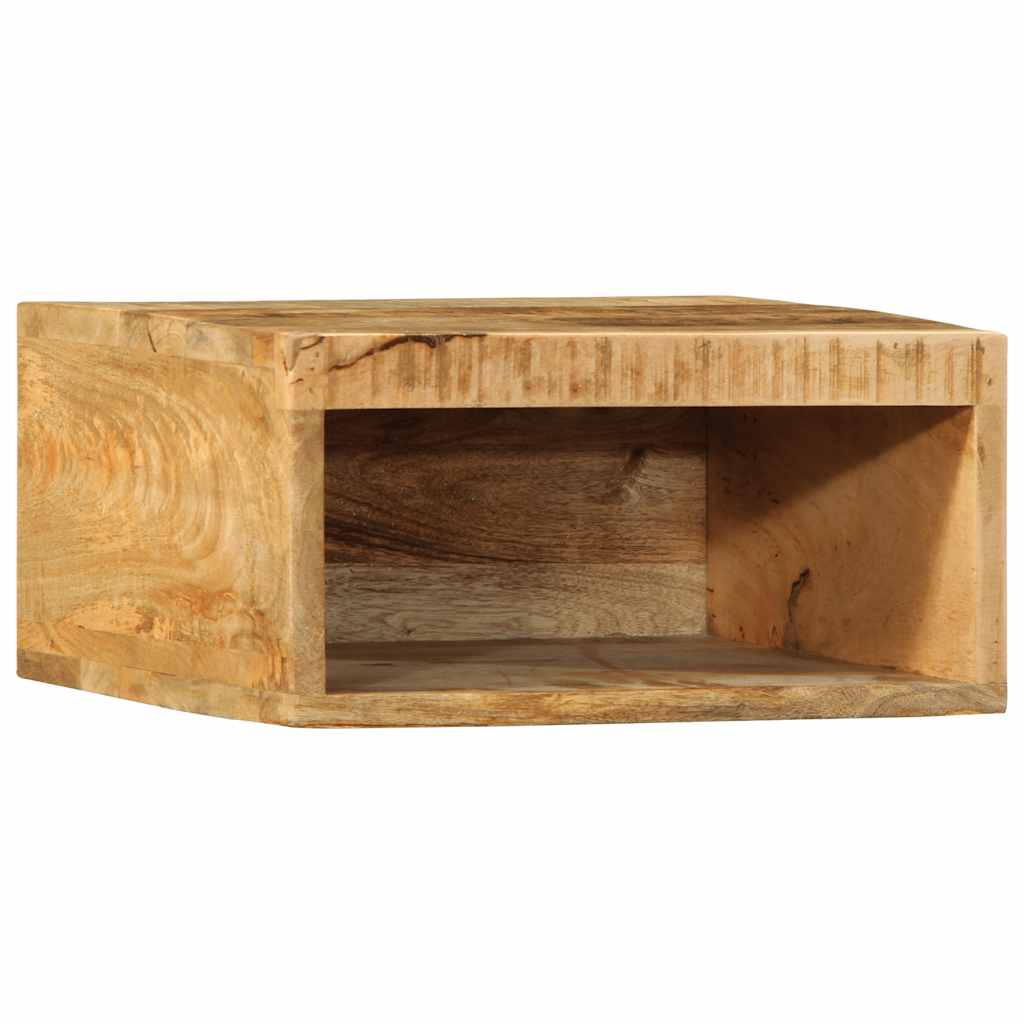 Tv-meubel wandmontage 40x30x19 cm massief ruw mangohout - AllerleiShop