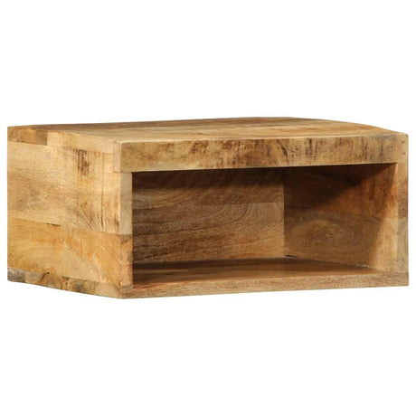 Tv-meubel wandmontage 40x30x19 cm massief ruw mangohout - AllerleiShop