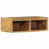 Tv-meubel wandmontage 60x30x19 cm massief ruw mangohout - AllerleiShop