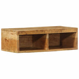 Tv-meubel wandmontage 60x30x19 cm massief ruw mangohout - AllerleiShop