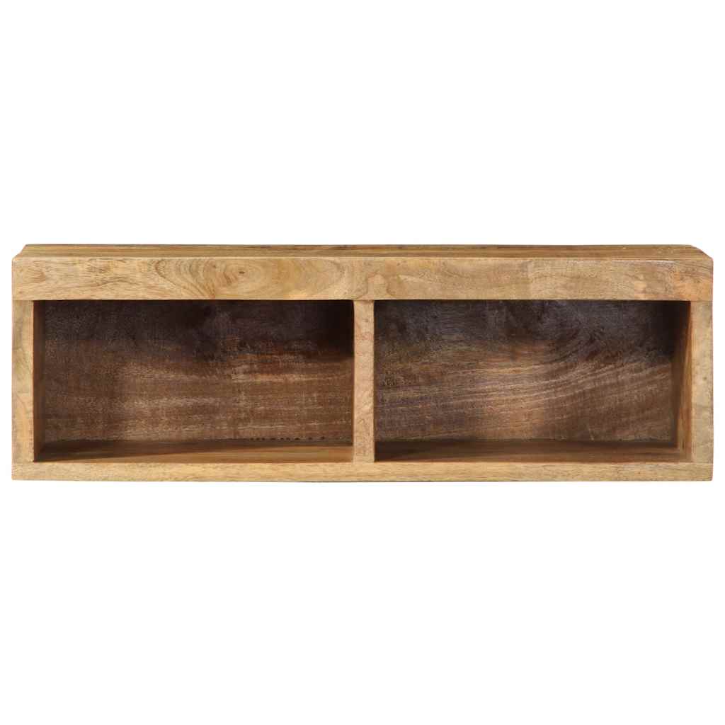 Tv-meubel wandmontage 60x30x19 cm massief ruw mangohout - AllerleiShop