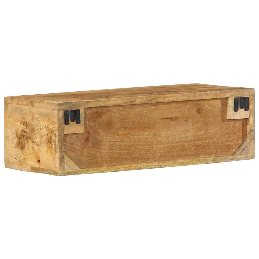 Tv-meubel wandmontage 60x30x19 cm massief ruw mangohout - AllerleiShop