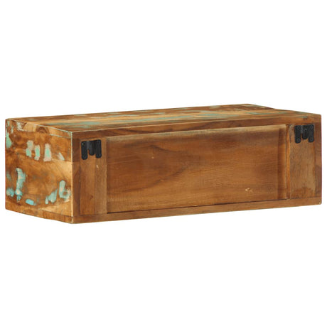 Tv-meubel wandmontage 60x30x19 cm massief gerecycled hout - AllerleiShop