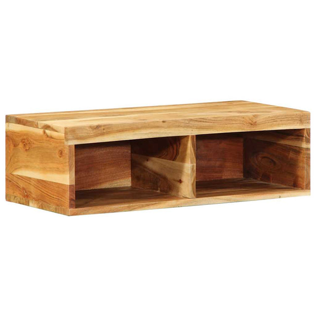 Tv-meubel wandmontage 60x30x19 cm massief acaciahout - AllerleiShop