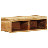 Tv-meubel wandmontage 60x30x19 cm massief acaciahout - AllerleiShop