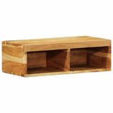 Tv-meubel wandmontage 60x30x19 cm massief acaciahout - AllerleiShop