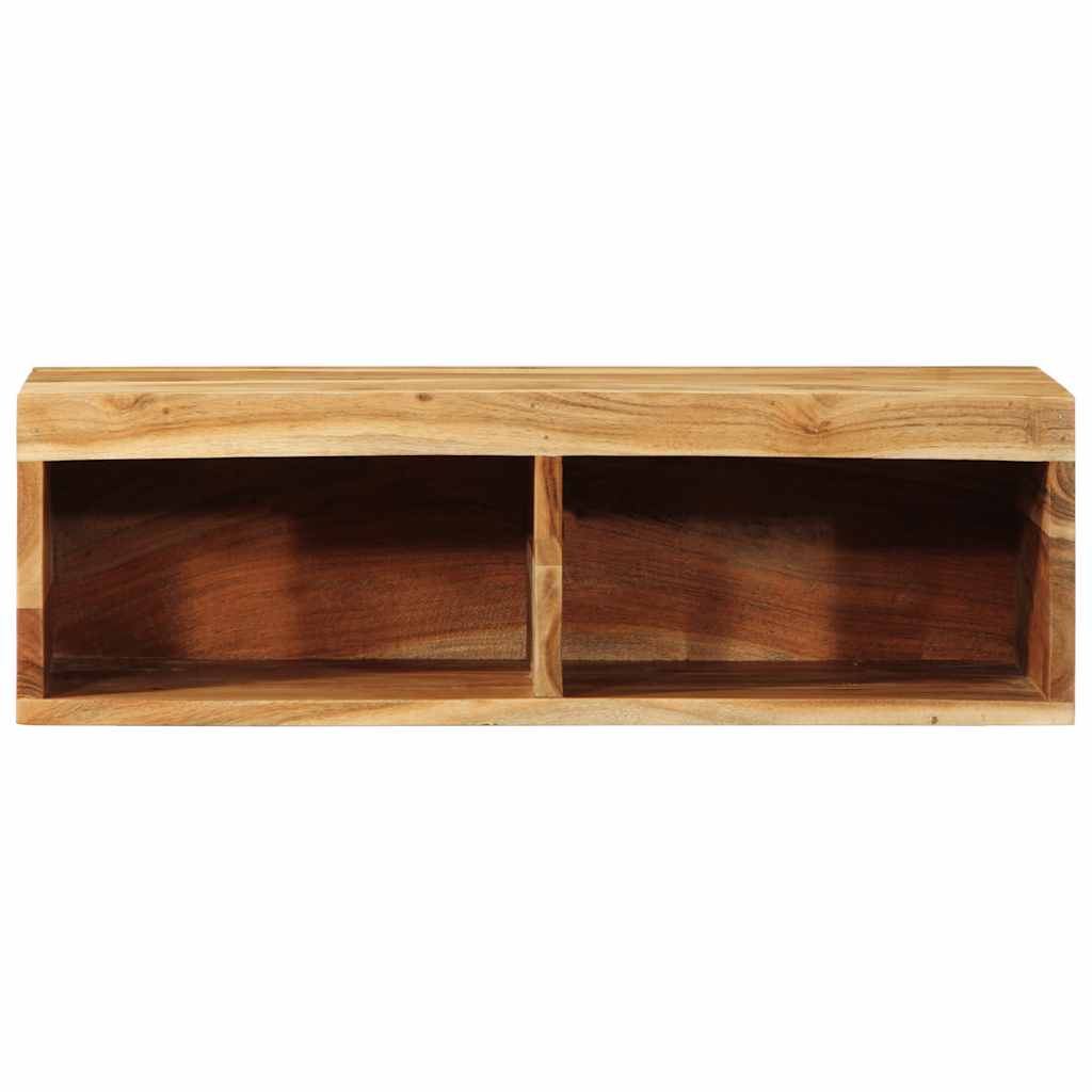 Tv-meubel wandmontage 60x30x19 cm massief acaciahout - AllerleiShop