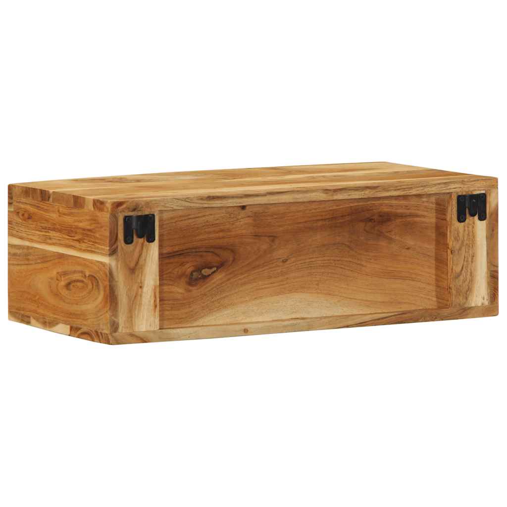 Tv-meubel wandmontage 60x30x19 cm massief acaciahout - AllerleiShop