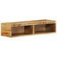 Tv-meubel wandmontage 80x30x19 cm massief ruw mangohout - AllerleiShop