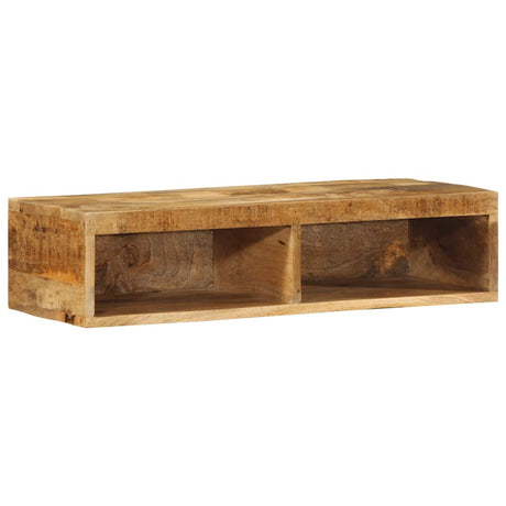 Tv-meubel wandmontage 80x30x19 cm massief ruw mangohout - AllerleiShop