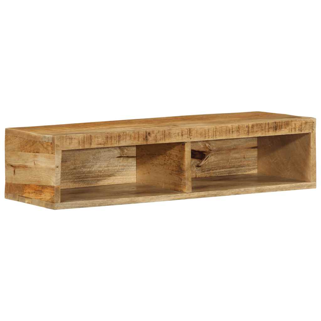 Tv-meubel wandmontage 80x30x19 cm massief ruw mangohout - AllerleiShop