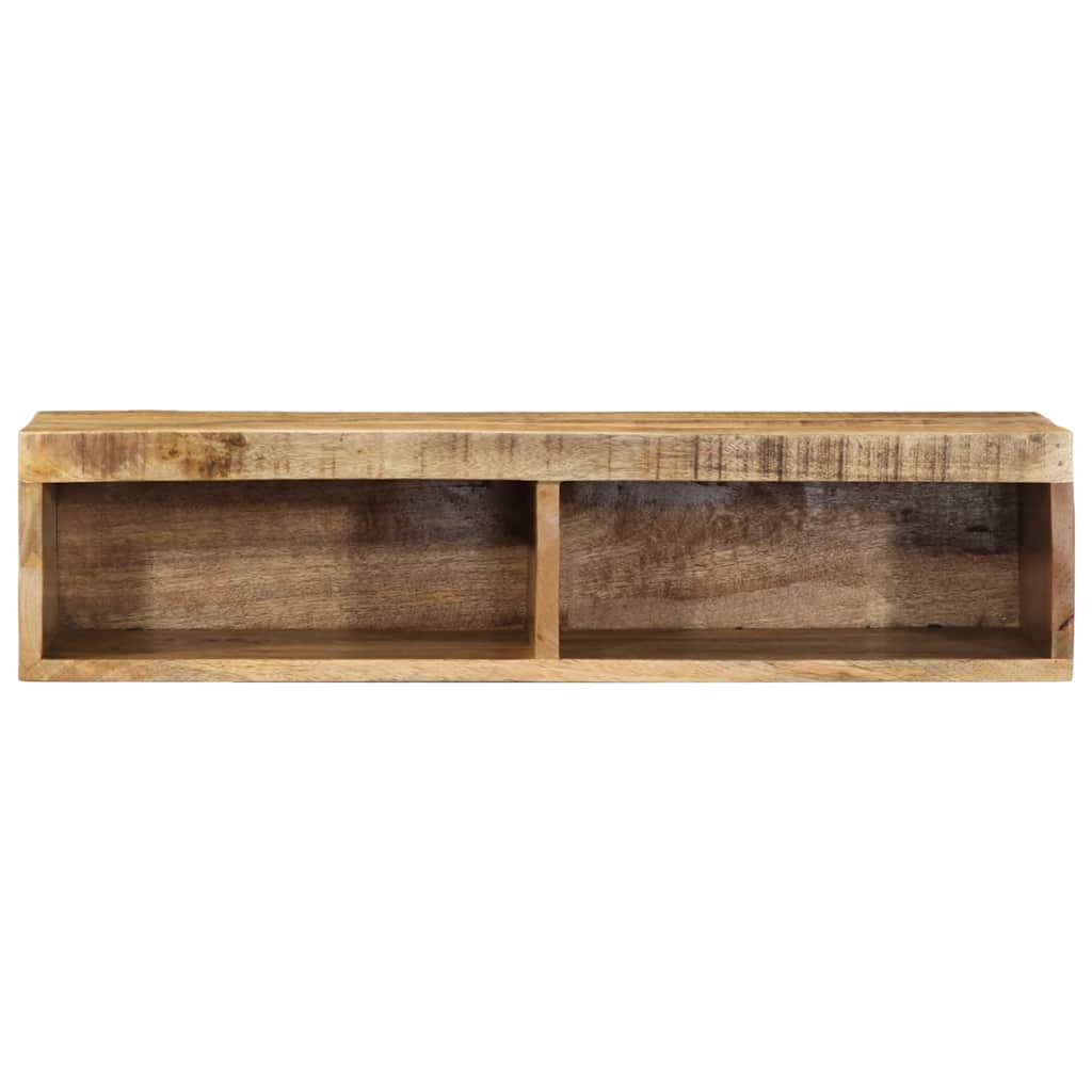 Tv-meubel wandmontage 80x30x19 cm massief ruw mangohout - AllerleiShop