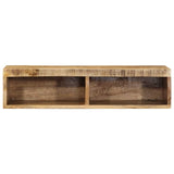 Tv-meubel wandmontage 80x30x19 cm massief ruw mangohout - AllerleiShop