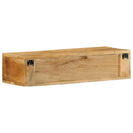 Tv-meubel wandmontage 80x30x19 cm massief ruw mangohout - AllerleiShop