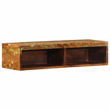 Tv-meubel wandmontage 80x30x19 cm massief gerecycled hout - AllerleiShop